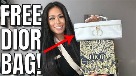 free dior makeup bag with purchase|dior free gift with purchase.